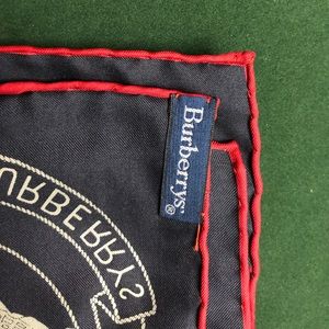 Vintage Burberry silk scarf